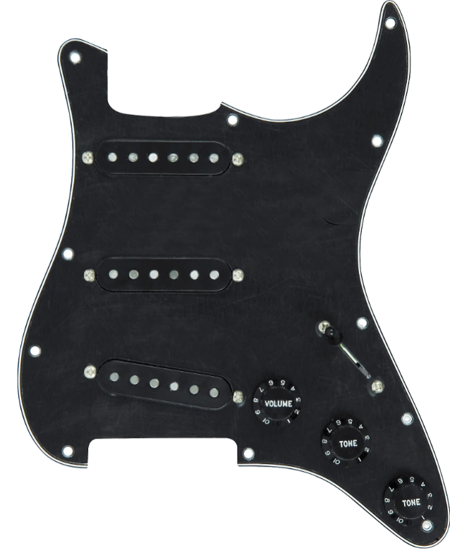 DiMarzio True Velvet Vintage Strat Prewired Solderless Pickguard Set